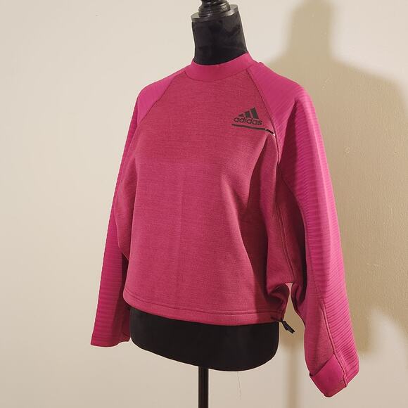 ADIDAS Women's Z.n.e. Cold.rdy Athletics Crew Sweatshirt, Size Small - Picture 5 of 13